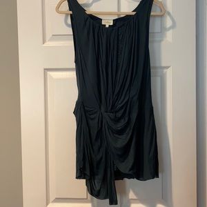 Anthropologie Layered Ruched Tank by Deletta